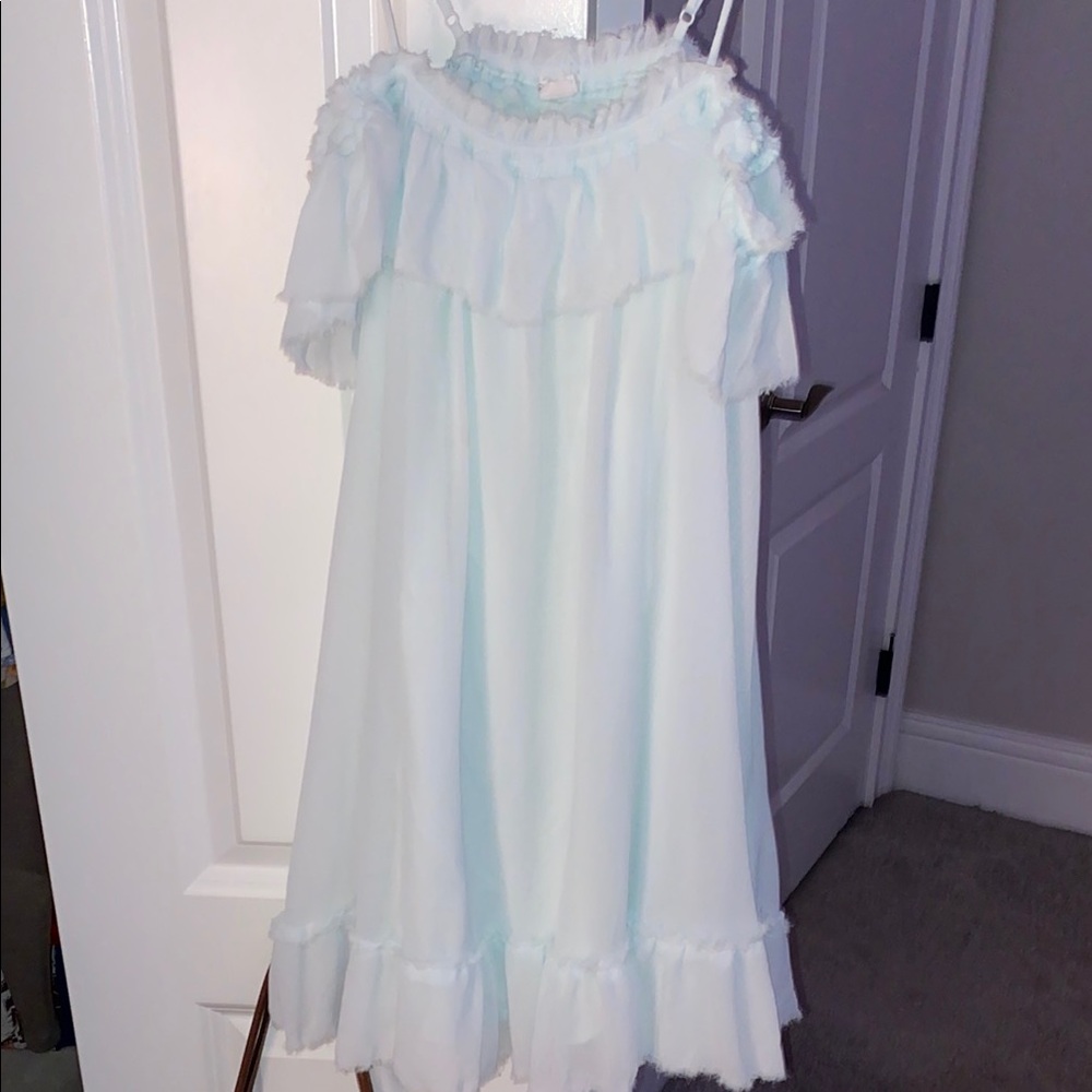 Kimchi Blue Light Blue Textured Dress